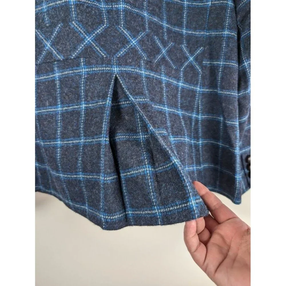 Talbots Blazer‎ Women's Size 18W Wool Jacket Duck Lined Academia Career Preppy
